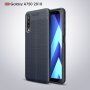 Litchi etui skórzane do Samsung Galaxy A7 (2018) - czarne
