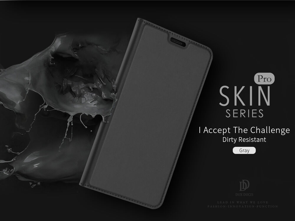 Dux Ducis Skin Pro pokrowiec flip do Samsung Galaxy J6 Plus - ciemnoniebieski