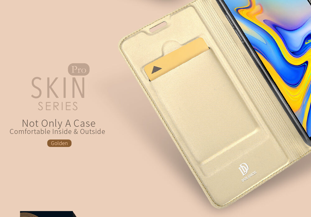 Dux Ducis Skin Pro pokrowiec flip do Samsung Galaxy J6 Plus - ciemnoniebieski