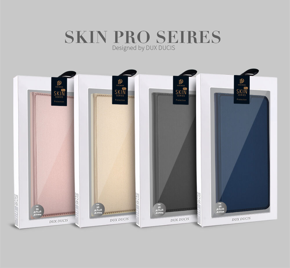 Dux Ducis Skin Pro pokrowiec flip do Samsung Galaxy J6 Plus - ciemnoniebieski Dux Ducis Skin Pro pokrowiec flip do Samsung Galaxy J6 Plus - ciemnoniebieski