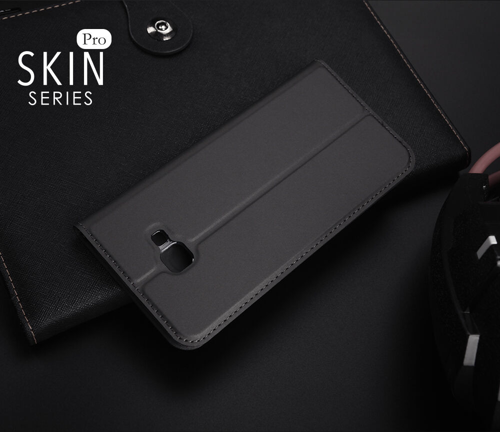 Dux Ducis Skin Pro pokrowiec flip do Samsung Galaxy J4 Plus - różowo-złoty