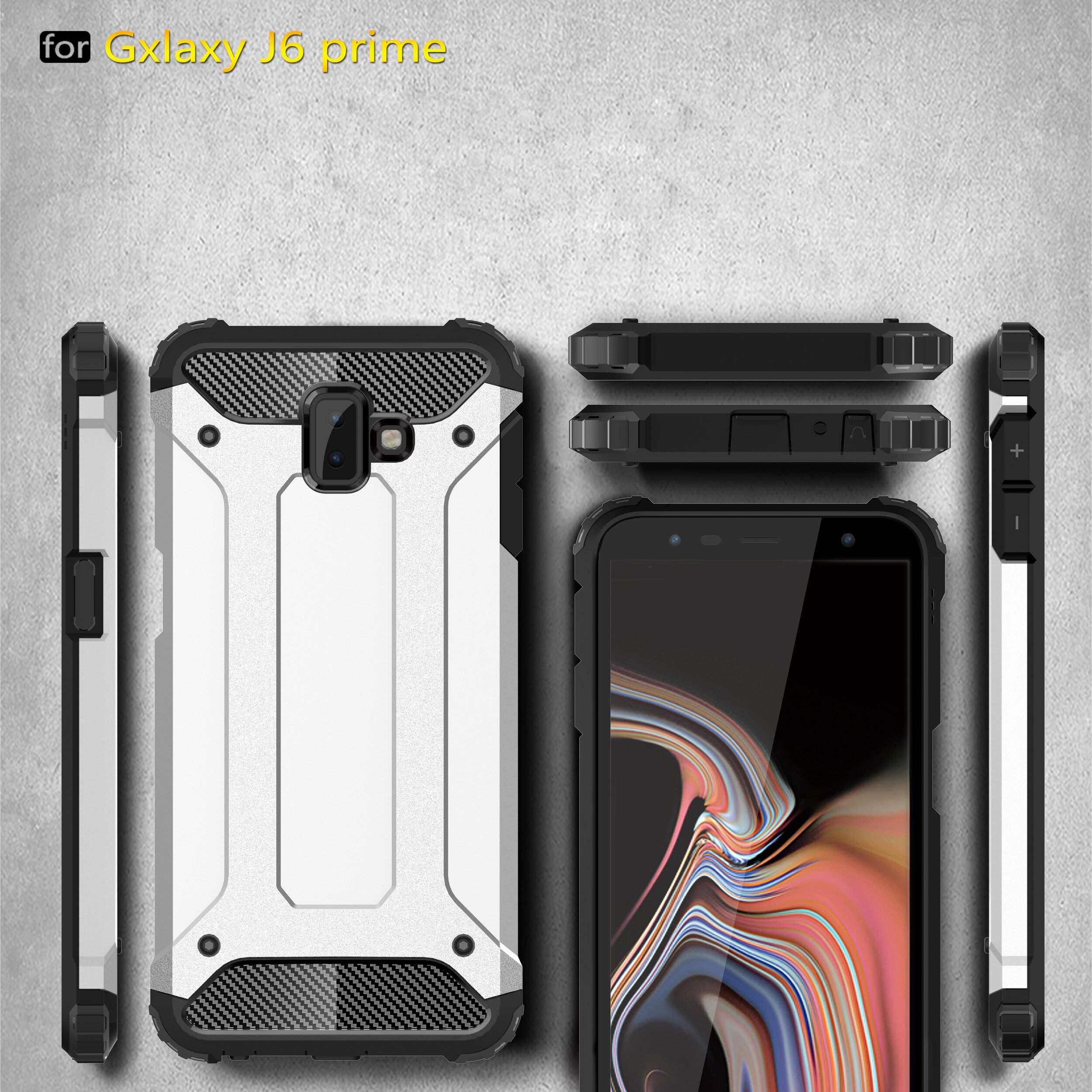 Super odporne etui Armor do Samsung Galaxy J6 Plus - złote