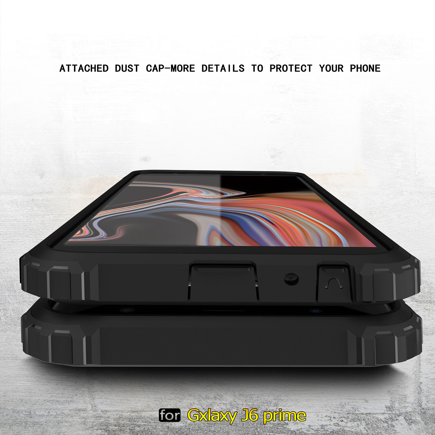 Super odporne etui Armor do Samsung Galaxy J6 Plus - złote