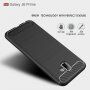 Etui plastikowe z teksturą szlifowaną do Samsung Galaxy J6 Plus - czarne