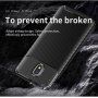 Ipaky etui plastikowe z teksturą karbonową do Samsung Galaxy J3 (2018) - czarne