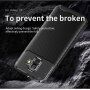 Ipaky etui plastikowe z teksturą karbonową do Samsung Galaxy A6 (2018) - ciemnoniebieskie