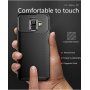 Ipaky etui plastikowe z teksturą karbonową do Samsung Galaxy A6 (2018) - czarne