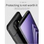 Ipaky etui plastikowe z teksturą karbonową do Samsung Galaxy A6 (2018) - czarne