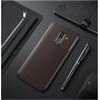 Ipaky etui plastikowe z teksturą karbonową do Samsung Galaxy A6 Plus (2018) - brązowe