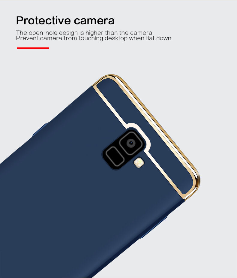 Mofi Guard etui plastikowe do Samsung Galaxy A6 (2018) - niebieskie