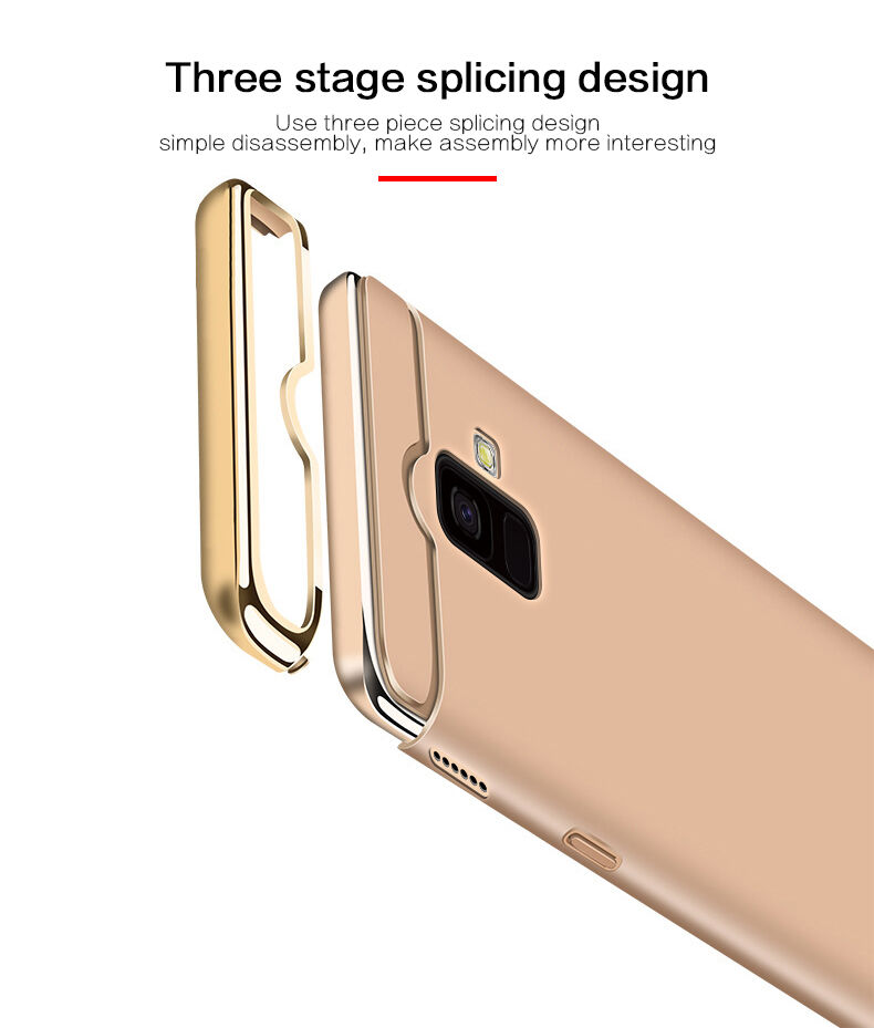 Mofi Guard etui plastikowe do Samsung Galaxy A6 (2018) - niebieskie
