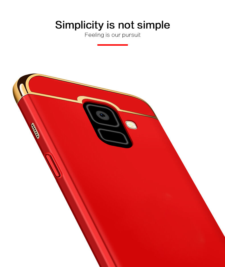 Mofi Guard etui plastikowe do Samsung Galaxy A6 (2018) - niebieskie