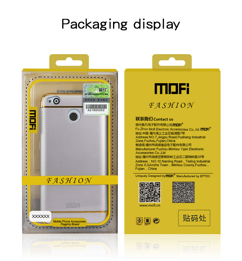 Mofi Guard etui plastikowe do Samsung Galaxy A6 (2018) - niebieskie