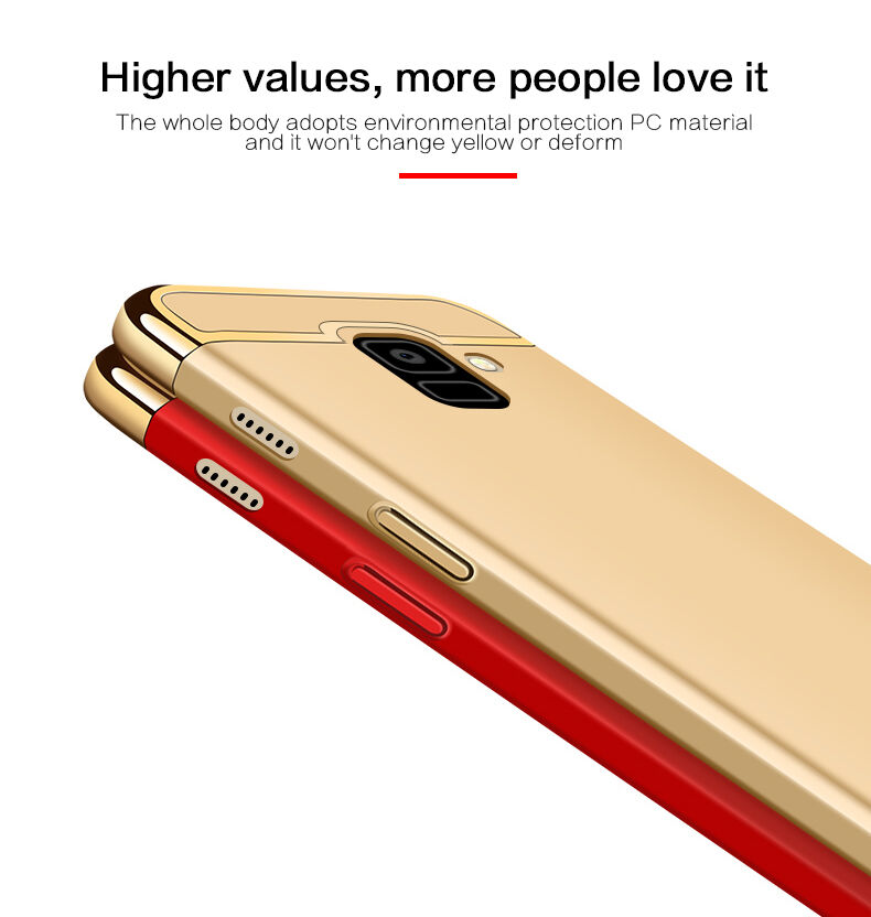 Mofi Guard etui plastikowe do Samsung Galaxy A6 (2018) - złote