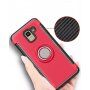 Etui odporne z uchwytem do Samsung Galaxy J6 (2018) - czerwone