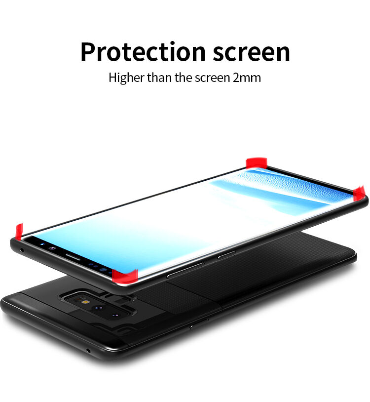Ipaky etui plastikowe do Samsung Galaxy Note 9 - ciemnoniebieskie