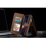 Caseme 2w1 pokrowiec portfelowy Samsung Galaxy Note 9 - brązowy
