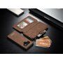 Caseme 2w1 pokrowiec portfelowy Samsung Galaxy Note 9 - brązowy