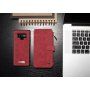Caseme 2w1 pokrowiec portfelowy Samsung Galaxy Note 9 - czerwony