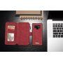 Caseme 2w1 pokrowiec portfelowy Samsung Galaxy Note 9 - czerwony