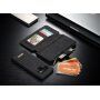 Caseme 2w1 pokrowiec portfelowy Samsung Galaxy Note 9 - czerwony