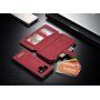 Caseme 2w1 pokrowiec portfelowy Samsung Galaxy Note 9 - czerwony