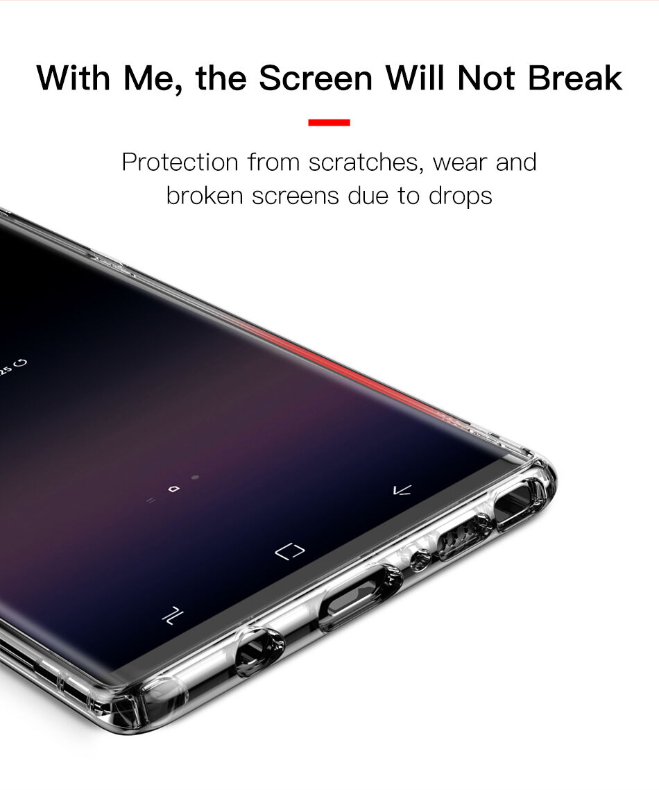 Baseus Safety etui plastikowe do Samsung Galaxy Note 9 - przezroczyste