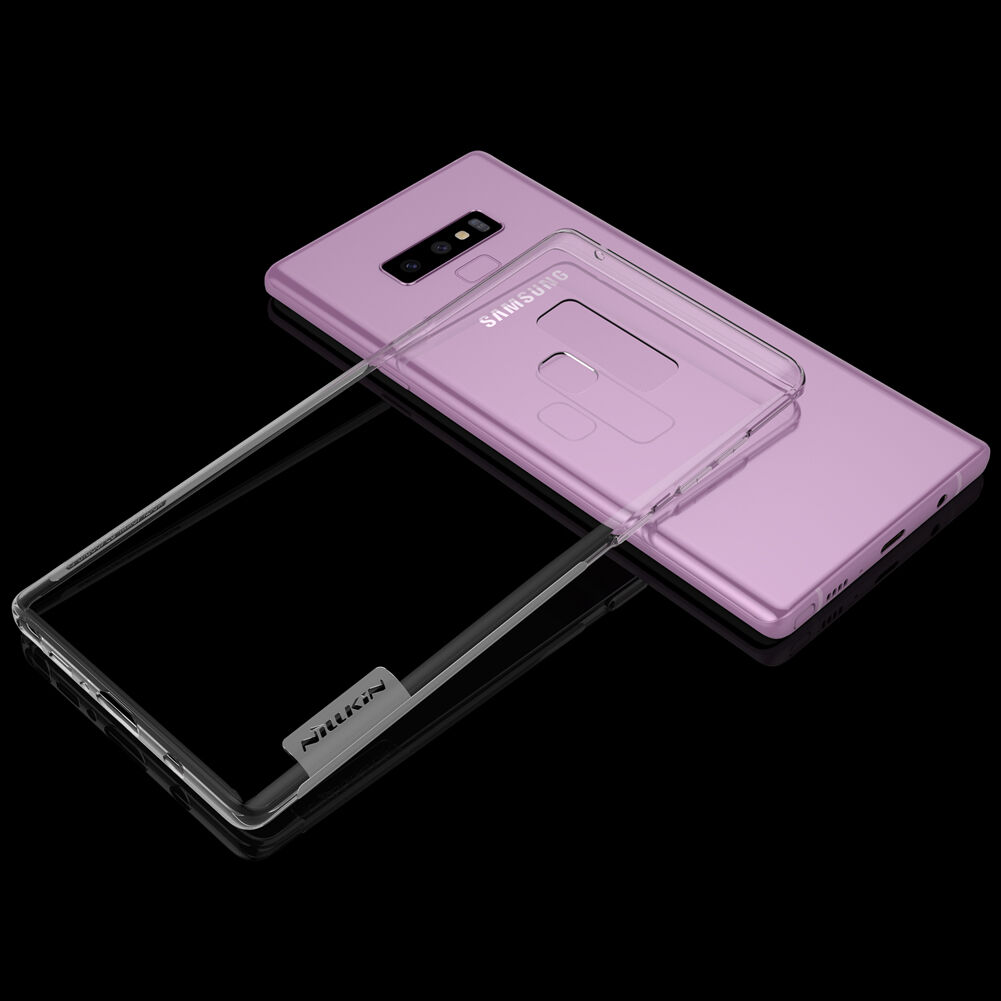 Nillkin Nature Etui plastikowe przezroczyste do Samsung Galaxy Note 9 - szare