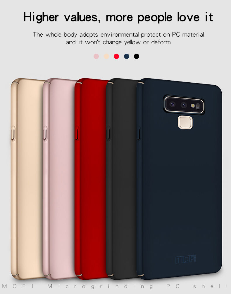 Mofi etui plastikowe Frosted do Samsung Galaxy Note 9 - czarne