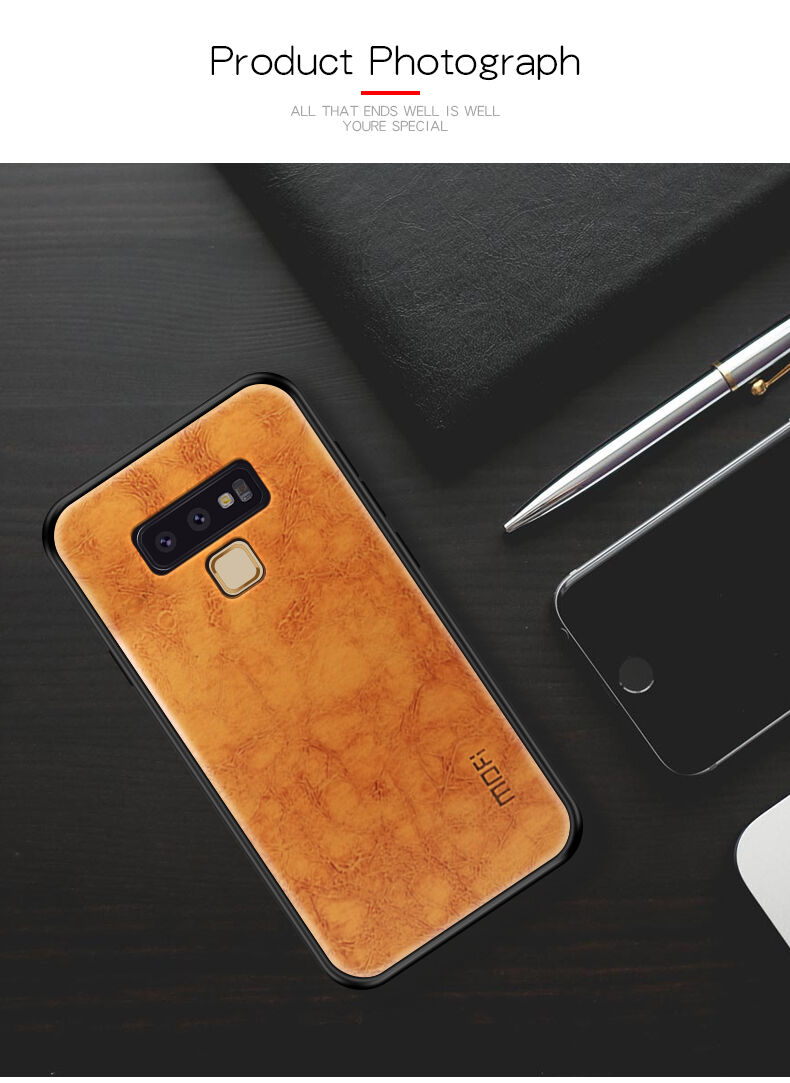 Mofi etui skórzane do Samsung Galaxy Note 9 - ciemnoniebieskie