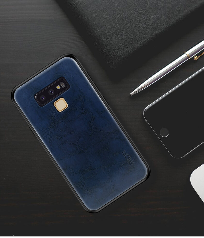 Mofi etui skórzane do Samsung Galaxy Note 9 - ciemnoniebieskie