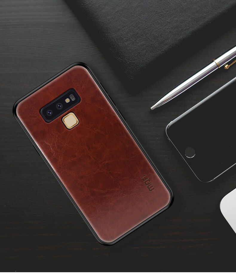 Mofi etui skórzane do Samsung Galaxy Note 9 - ciemnoniebieskie