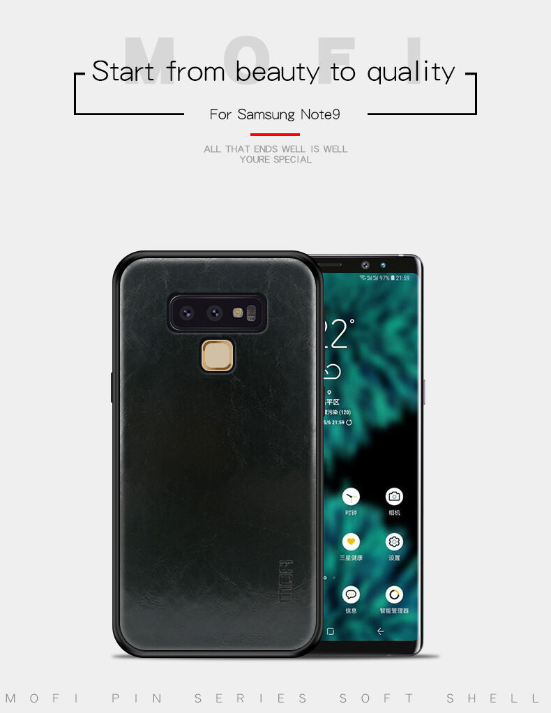 Mofi etui skórzane do Samsung Galaxy Note 9 - czerwone