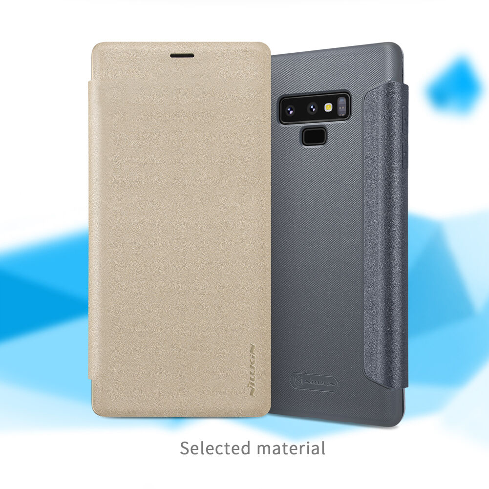 Nillkin Sparkle pokrowiec flip do Samsung Galaxy Note 9 - złoty
