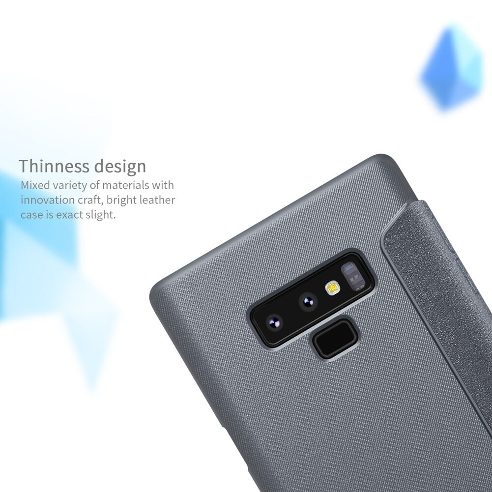 Nillkin Sparkle pokrowiec flip do Samsung Galaxy Note 9 - złoty