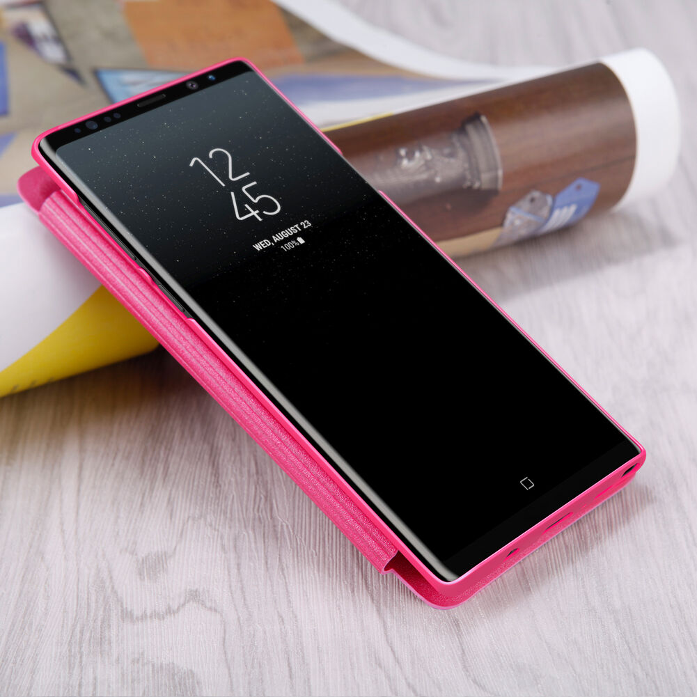 Nillkin Sparkle pokrowiec flip do Samsung Galaxy Note 9 - złoty