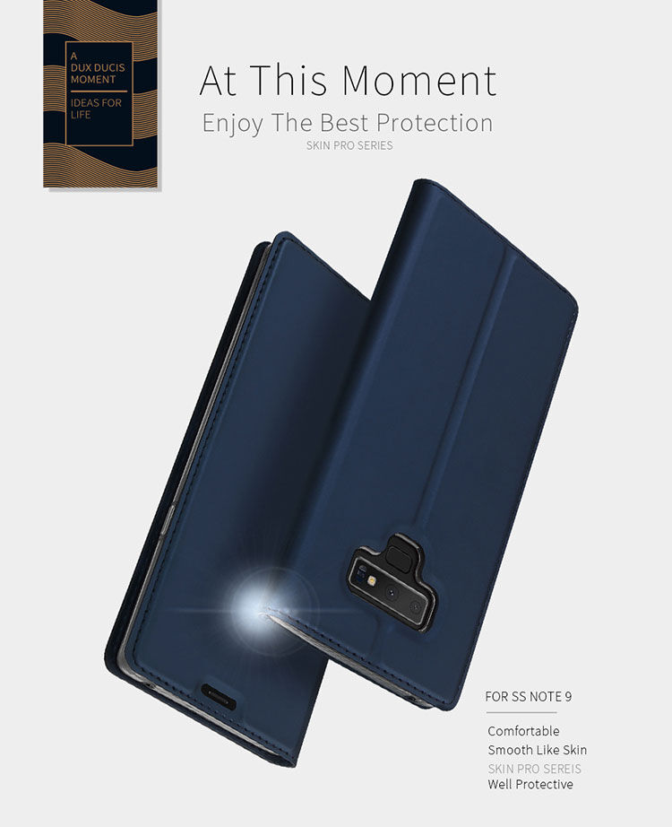 Dux Ducis Skin Pro pokrowiec flip do Samsung Galaxy Note 9 - złoty
