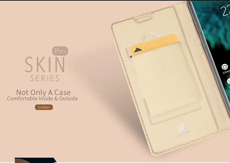 Dux Ducis Skin Pro pokrowiec flip do Samsung Galaxy Note 9 - różowo-złoty