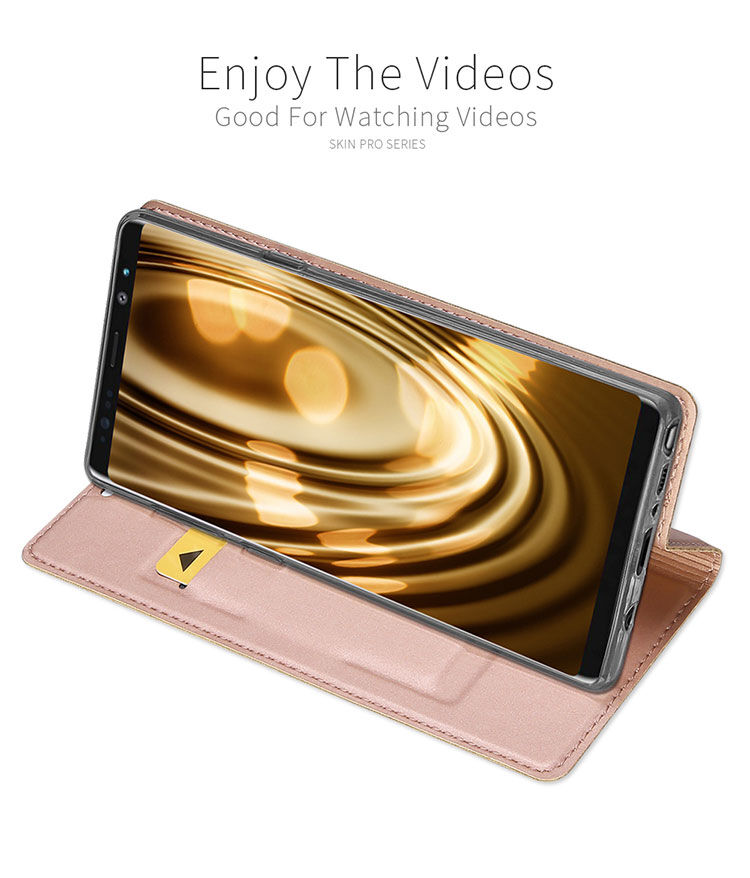 Dux Ducis Skin Pro pokrowiec flip do Samsung Galaxy Note 9 - różowo-złoty