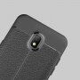 Litchi etui skórzane do Samsung Galaxy J3 (2018) - czerwone
