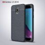 Litchi etui skórzane do Samsung Galaxy J3 (2018) - czerwone