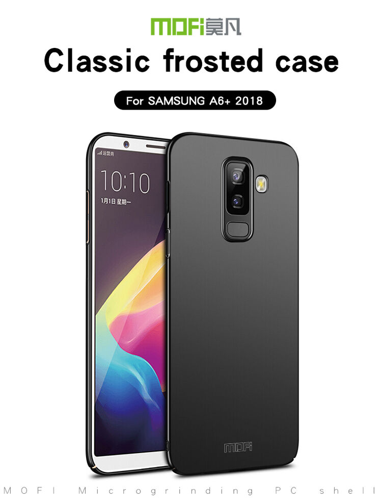 Mofi etui plastikowe do Samsung Galaxy A6 Plus (2018) - różowo-złote