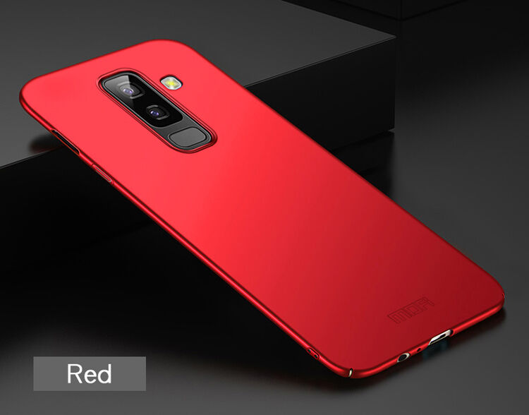 Mofi etui plastikowe do Samsung Galaxy A6 Plus (2018) - różowo-złote