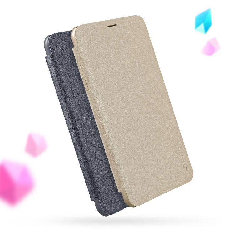 Nillkin Sparkle etui flip do Samsung Galaxy A6 Plus (2018) - czarne