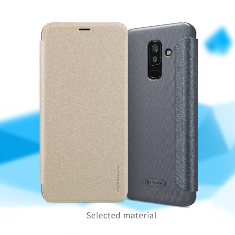 Nillkin Sparkle etui flip do Samsung Galaxy A6 Plus (2018) - czarne