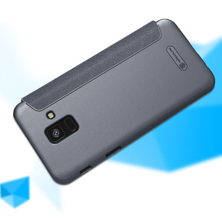 Nillkin Sparkle etui flip do Samsung Galaxy A6 (2018) - czarne