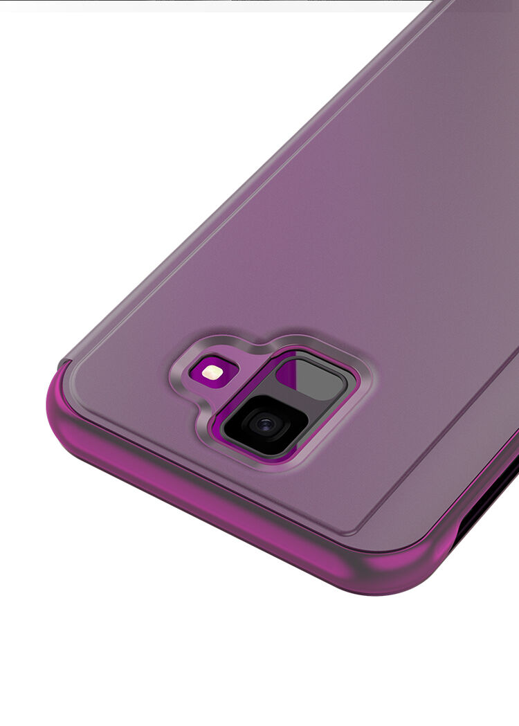 Etui lustrzane metalizowane do Samsung Galaxy A6 (2018) - różowo-złote
