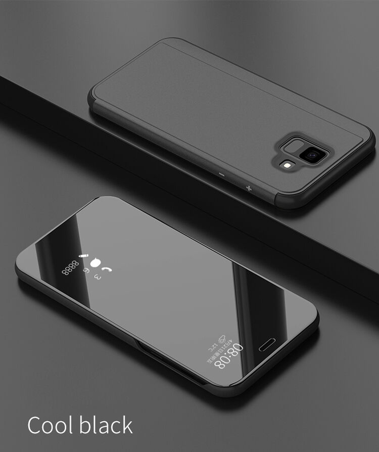 Etui lustrzane metalizowane do Samsung Galaxy A6 (2018) - różowo-złote
