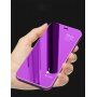 Etui lustrzane metalizowane do Samsung Galaxy A6 (2018) - srebrne