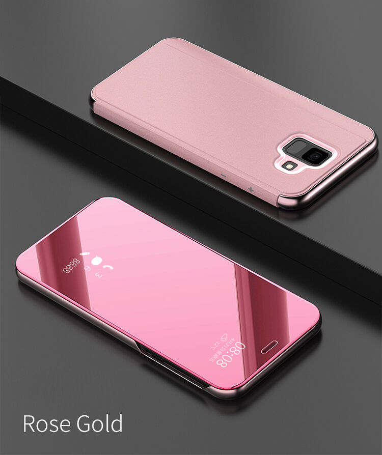 Etui lustrzane metalizowane do Samsung Galaxy A6 (2018) - srebrne